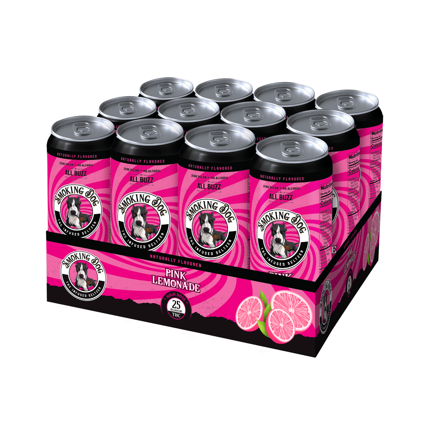 Smoking Dog THC Seltzer - 12 Pack - Tree Spirit Wellness