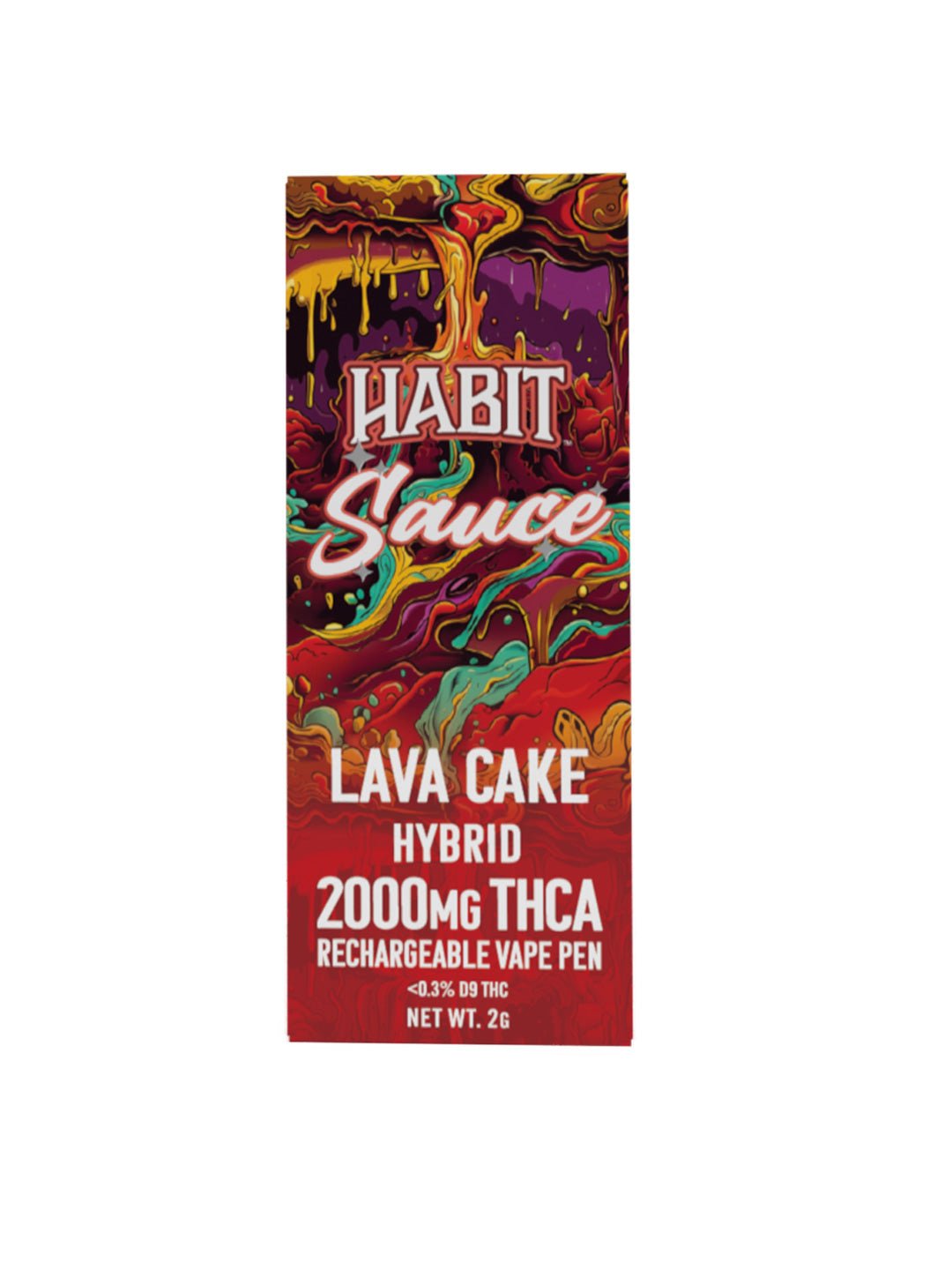 THCA 2000mg 10 pack Rechargeable Vape - Lava Cake (Hybrid) - Tree Spirit Wellness