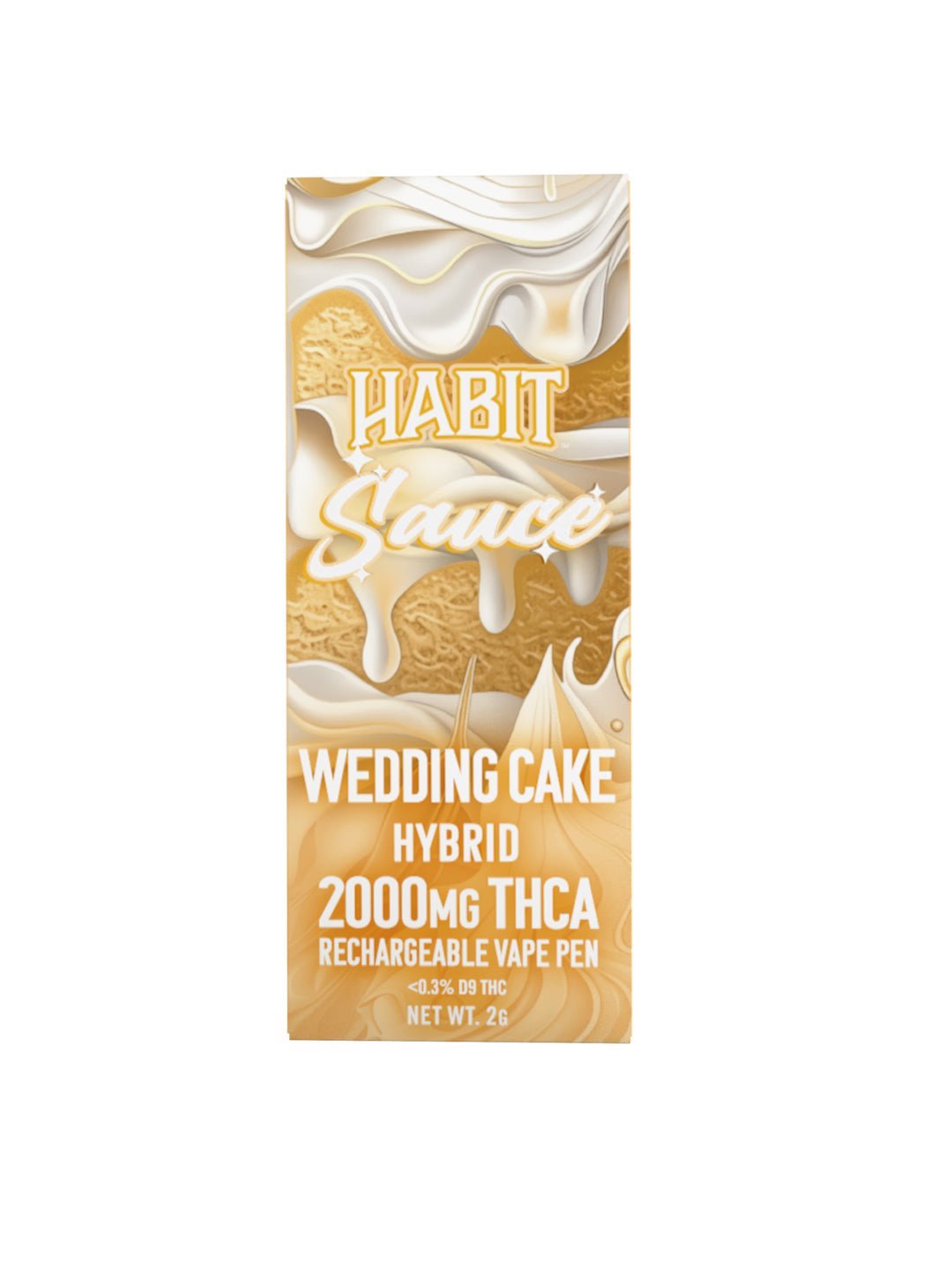 THCA 2000mg 10pk Rechargeable Vape - Wedding Cake (Hybrid) - Tree Spirit Wellness