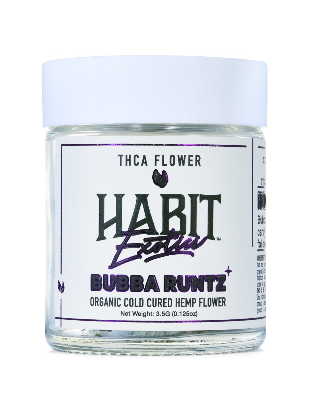 THCA Exotics Flower Bubba Runtz 3.5gr (Indica) - Tree Spirit Wellness