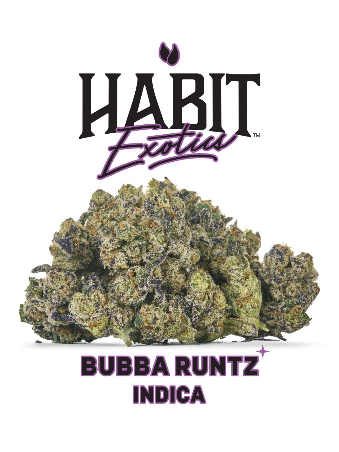 THCA Exotics Flower Bubba Runtz 3.5gr (Indica) - Tree Spirit Wellness