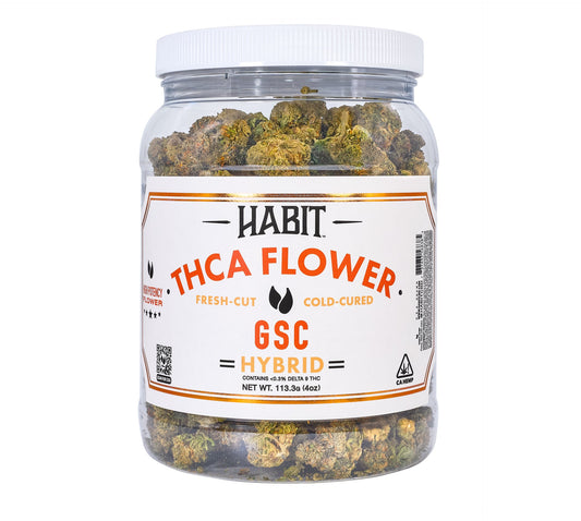 THCA Flower Jar GSC 4oz (Hybrid) - Tree Spirit Wellness