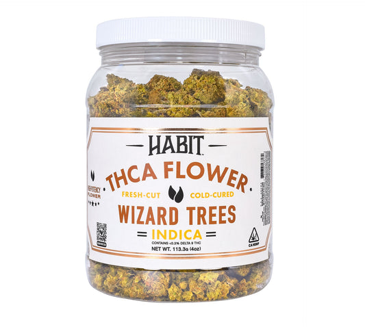 THCA Flower Jar Wizard Trees 4oz (Indica) - Tree Spirit Wellness