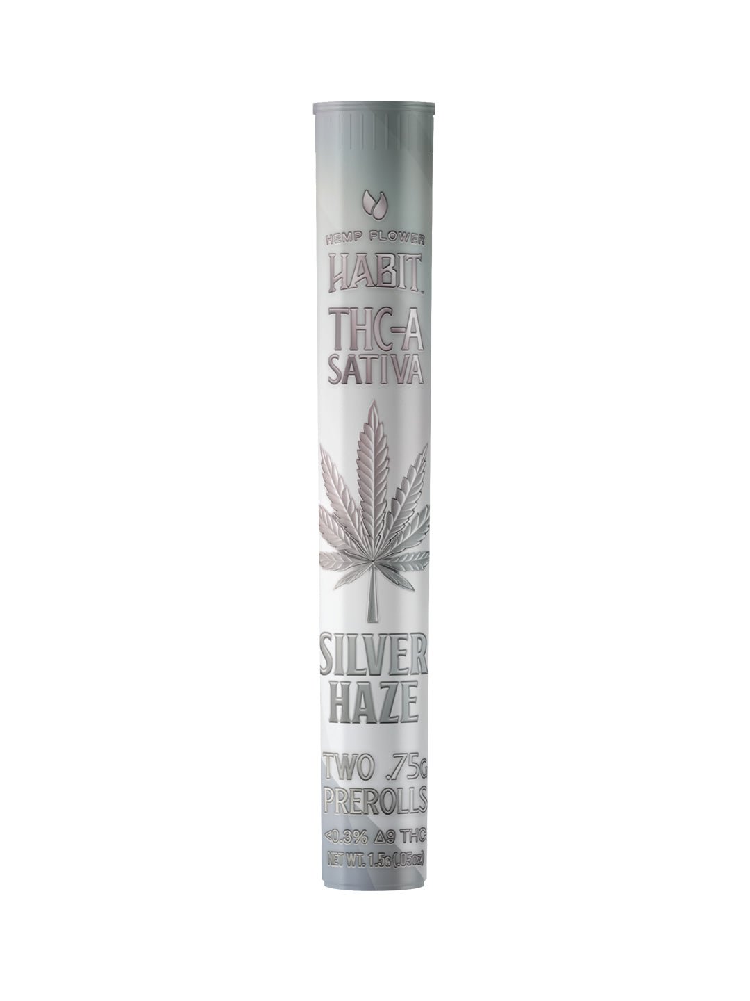 THCA.75g PRE - Rolls 2Pk Silver Haze (Sativa) Case of 10 - Tree Spirit Wellness