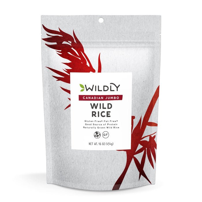 Wild Rice | Lake | Canadian Jumbo | Conventional Parching | 16 0Z - Tree Spirit Wellness