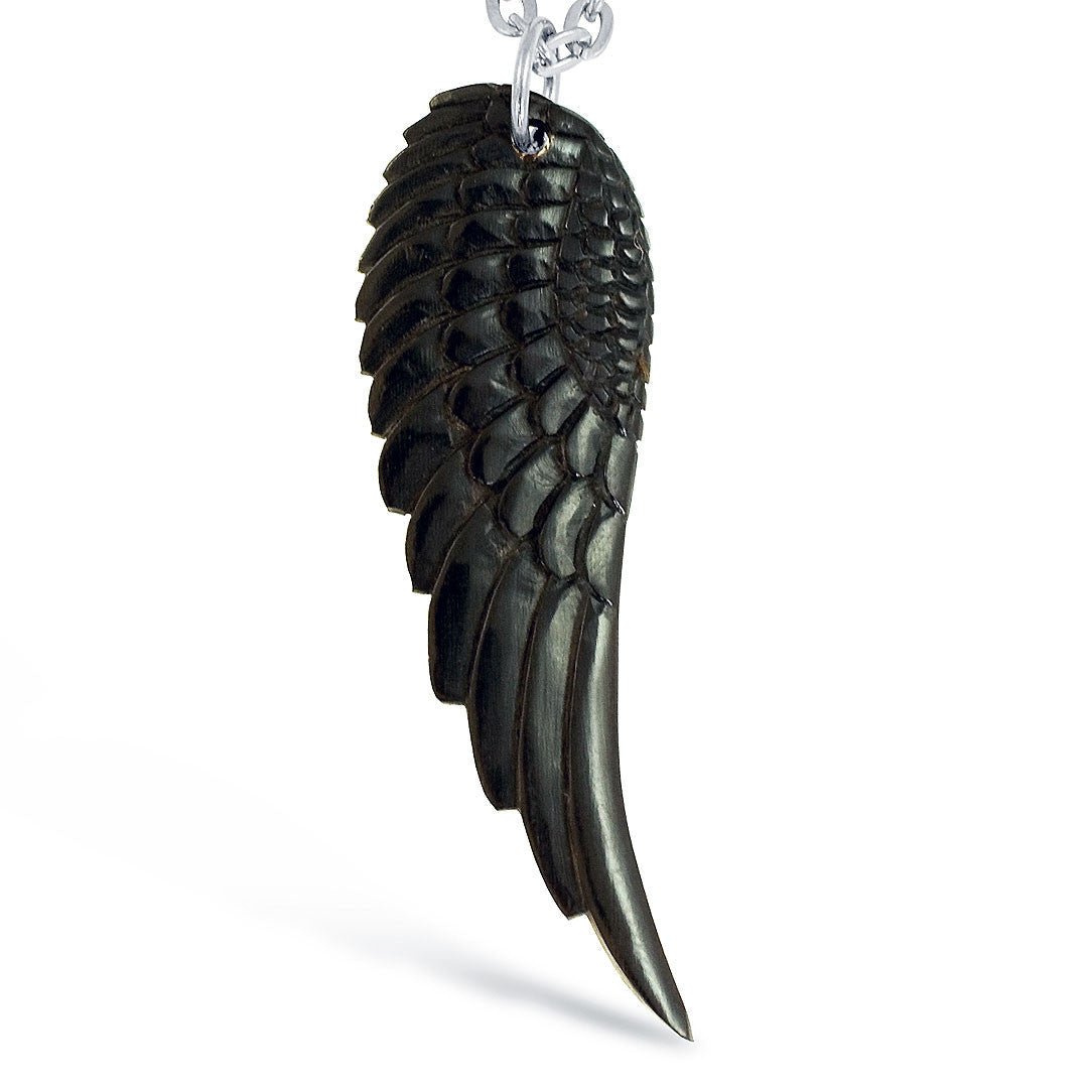 Angel Wing Pendant - Horn - Tree Spirit Wellness