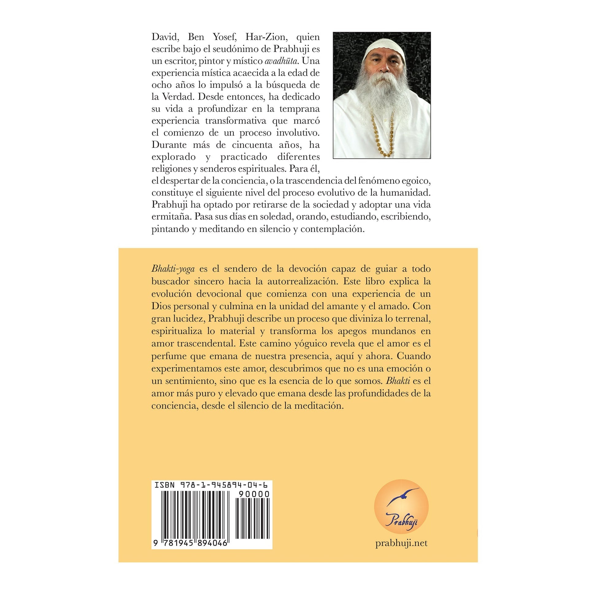 Bhakti yoga - el sendero del amor by Prabhuji (Paperback - Spanish) - Tree Spirit Wellness