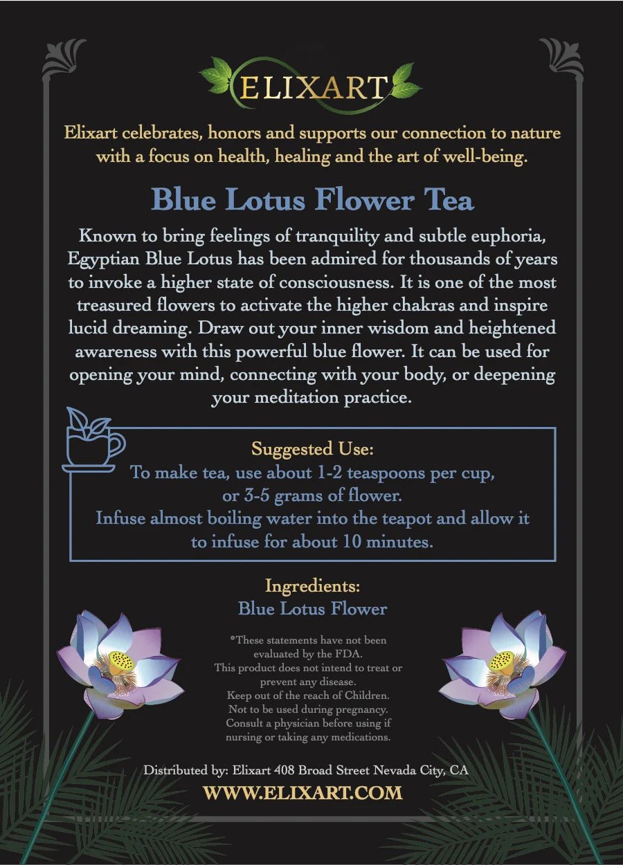 Blue Lotus Tea - Tree Spirit Wellness