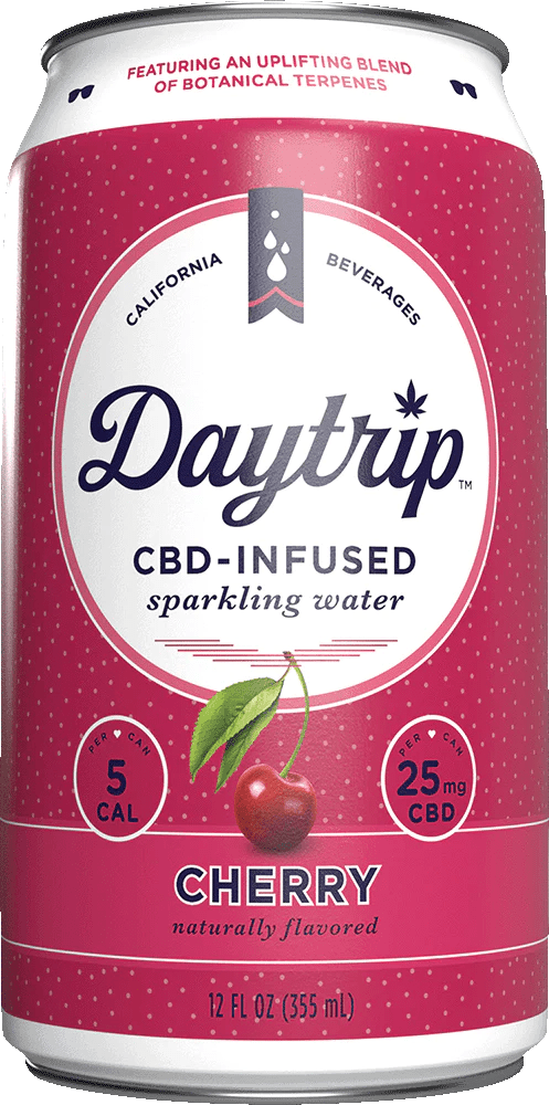 Daytrip CBD Infused Sparkling Water Cherry - Tree Spirit Wellness