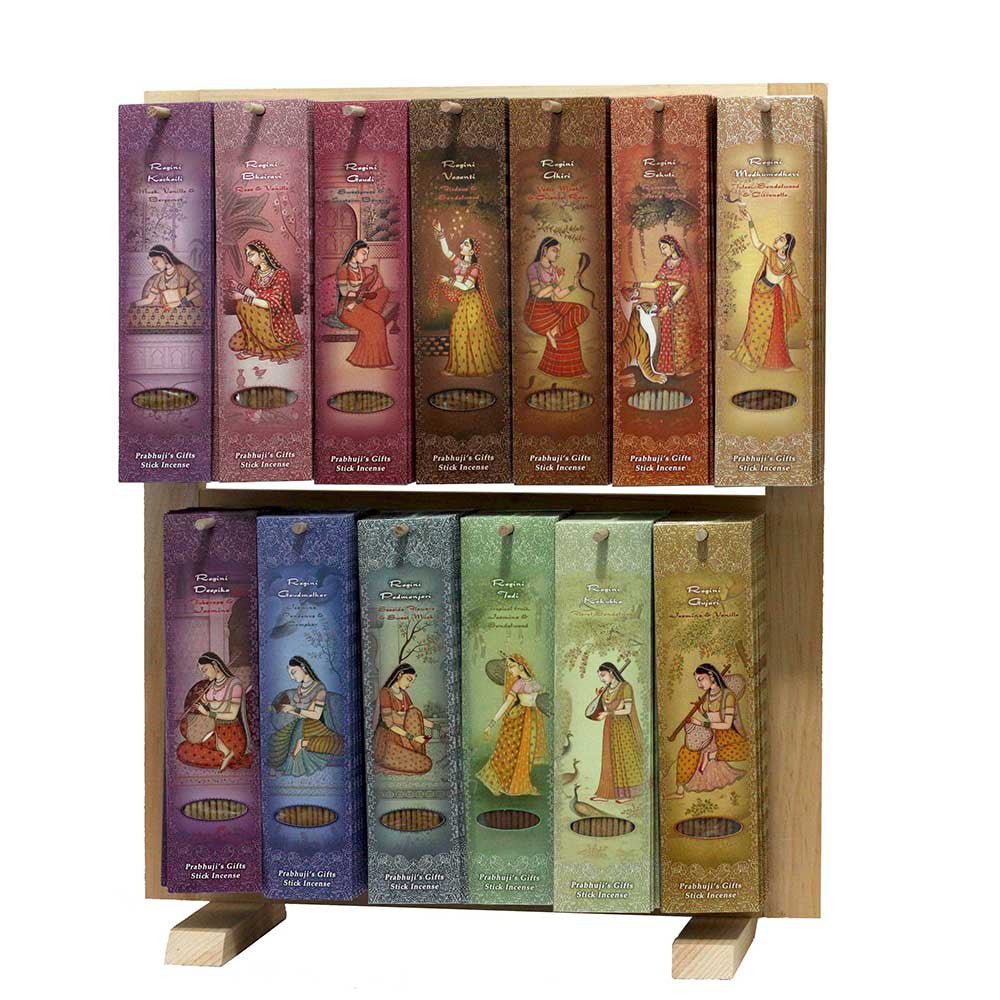 Display Rack Horizontal - 13 Harmony Incense Sticks - 169 Packs - Tree Spirit Wellness