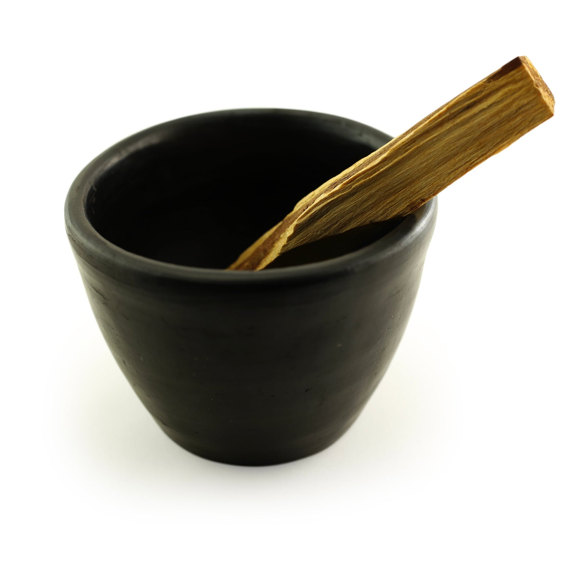 Incense Burner - Hand-made La Chamba Clay Smudging Bowl - Large H2.75in x D4in - Tree Spirit Wellness