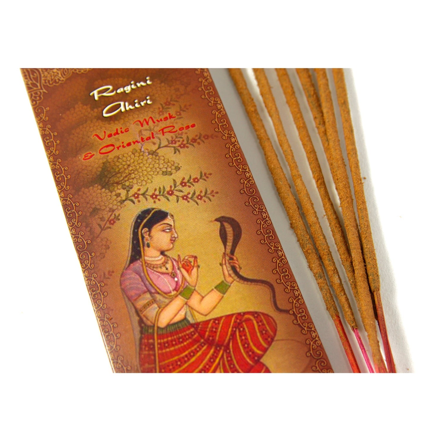 Incense Sticks Ragini Ahiri - Vedic Musk and Oriental Rose - Mystery - Tree Spirit Wellness