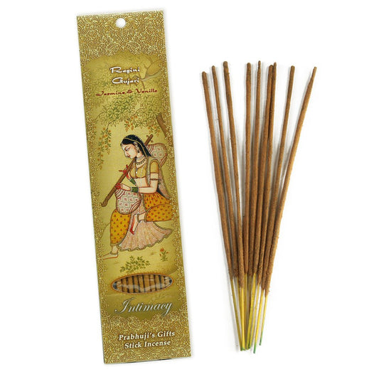 Incense Sticks Ragini Gujari - Jasmine and Vanilla - Intimacy - Tree Spirit Wellness