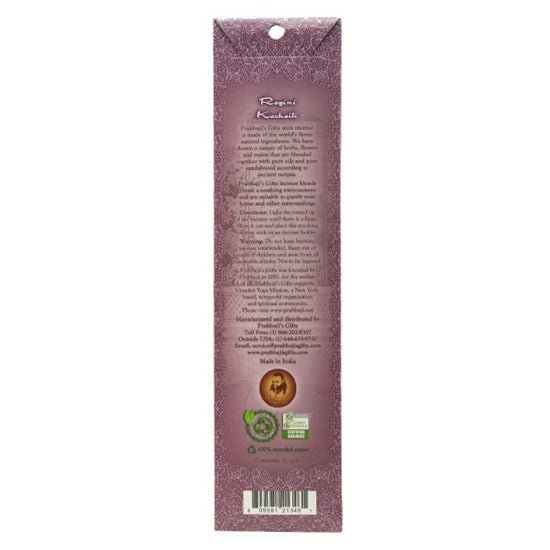 Incense Sticks Ragini Kachaili - Musk, Vanilla, and Bergamot - Grace - Tree Spirit Wellness