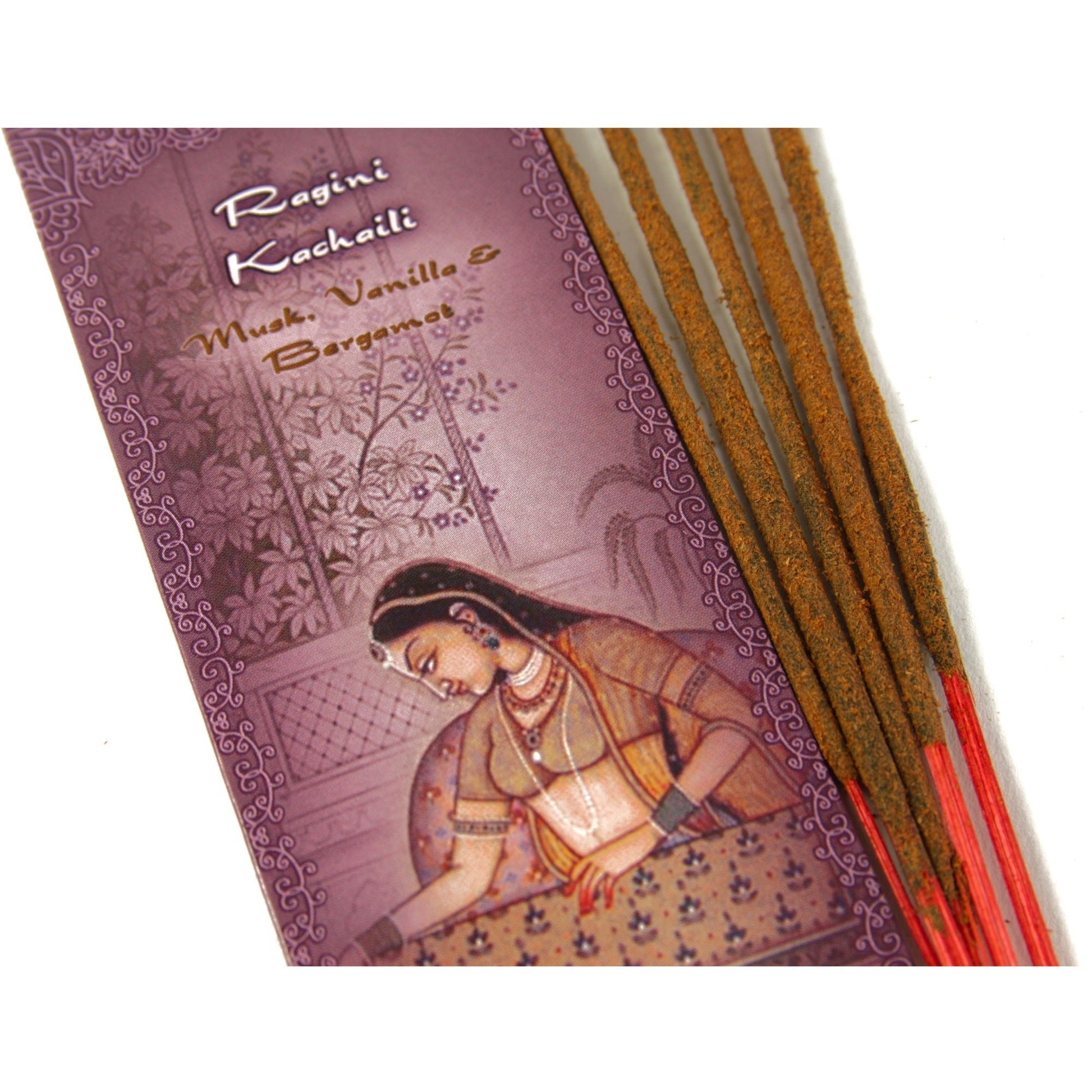 Incense Sticks Ragini Kachaili - Musk, Vanilla, and Bergamot - Grace - Tree Spirit Wellness