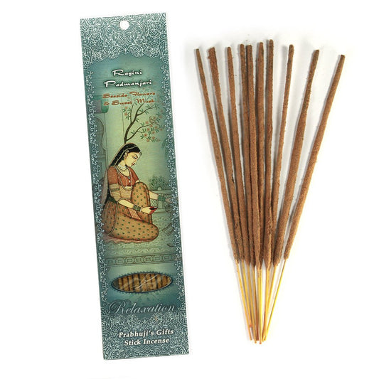 Incense Sticks Ragini Padmanjari - Seaside Flowers and Sweet Musk - Relaxation - Tree Spirit Wellness