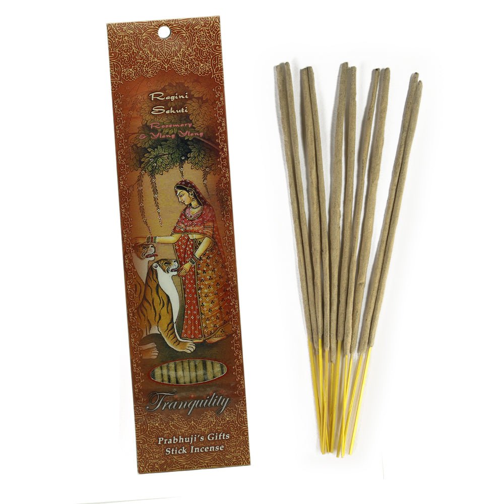 Incense Sticks Ragini Sehuti - Rosemary and Ylang Ylang - Tranquility - Tree Spirit Wellness