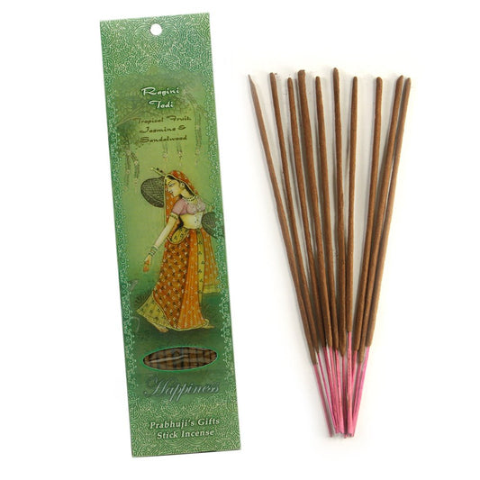 Incense Sticks Ragini Todi - Tropical Fruit, Jasmine, and Sandalwood - Happiness - Tree Spirit Wellness