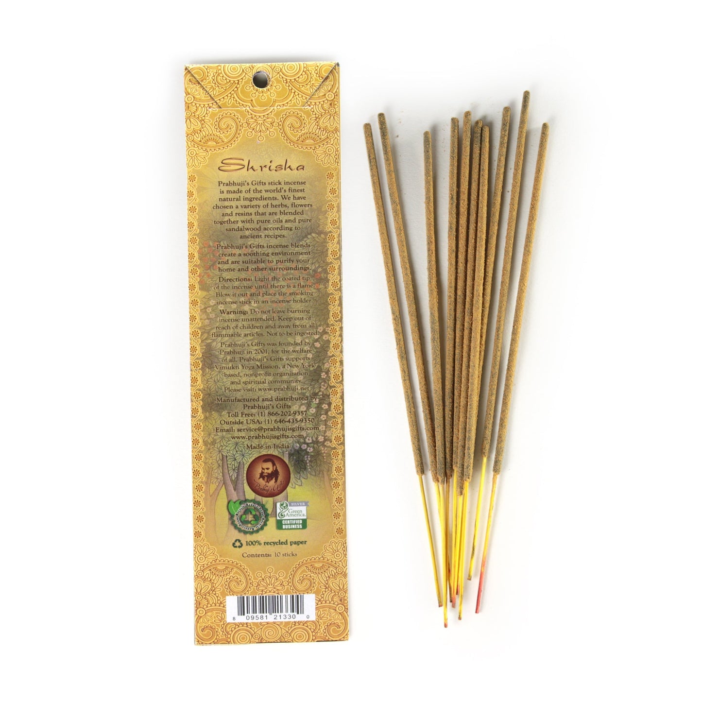 Incense Sticks Shrisha - Gardenia - Tree Spirit Wellness