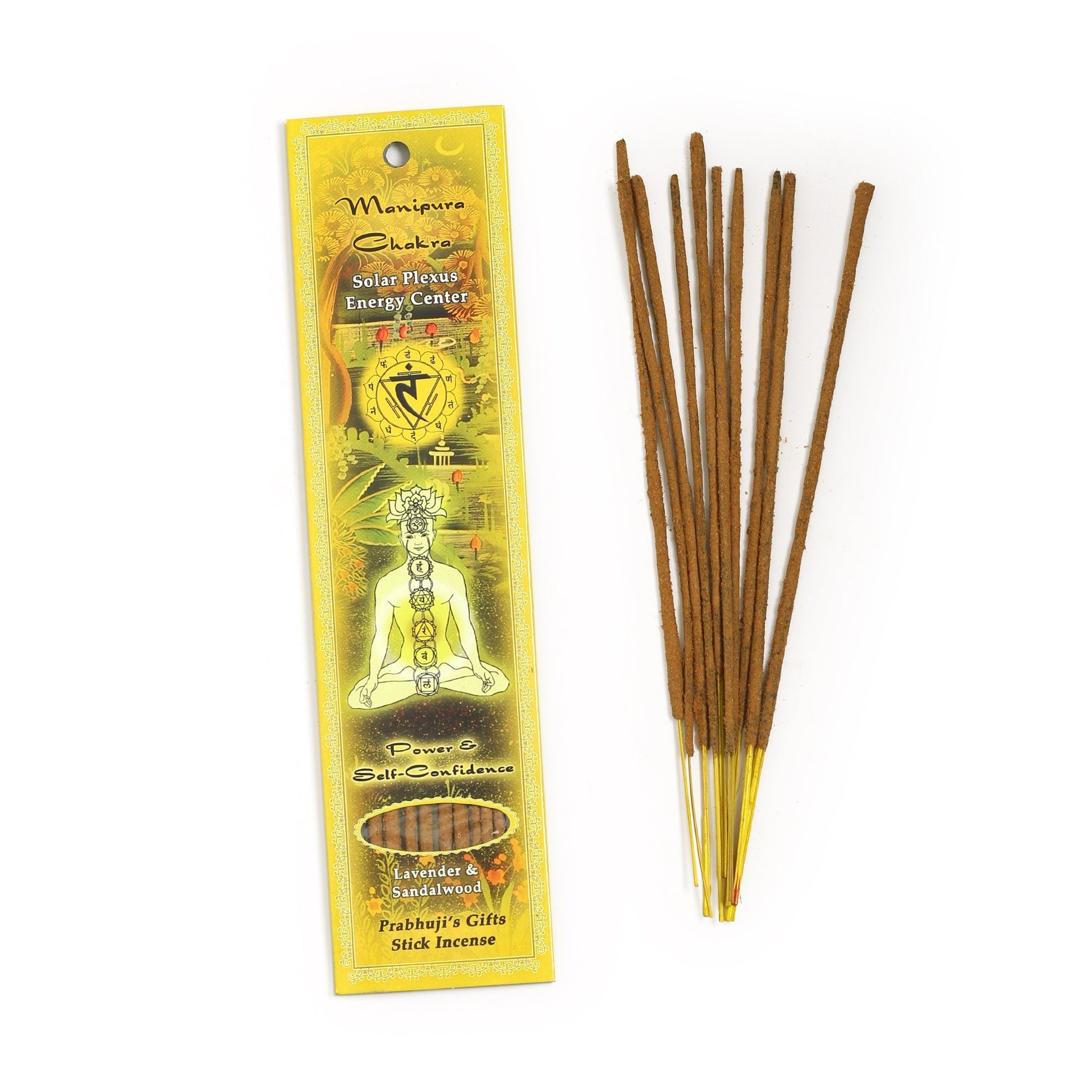 Incense Sticks Solar Plexus Chakra Manipura - Power and Self-confidence - Tree Spirit Wellness