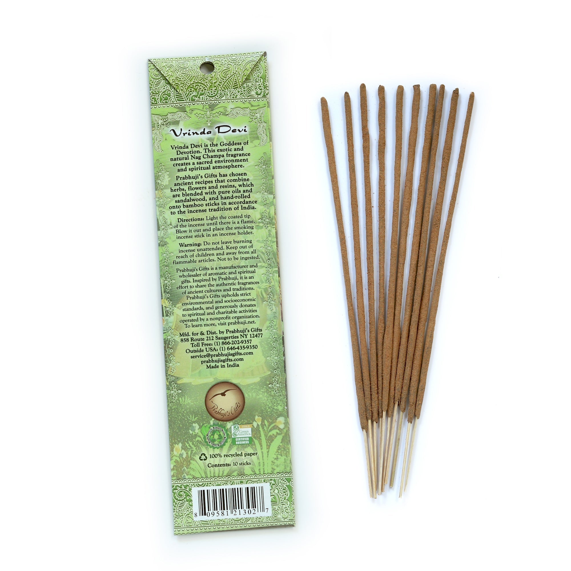 Vrinda Devi Incense Sticks - Nag Champa - Wholesale and Retail by