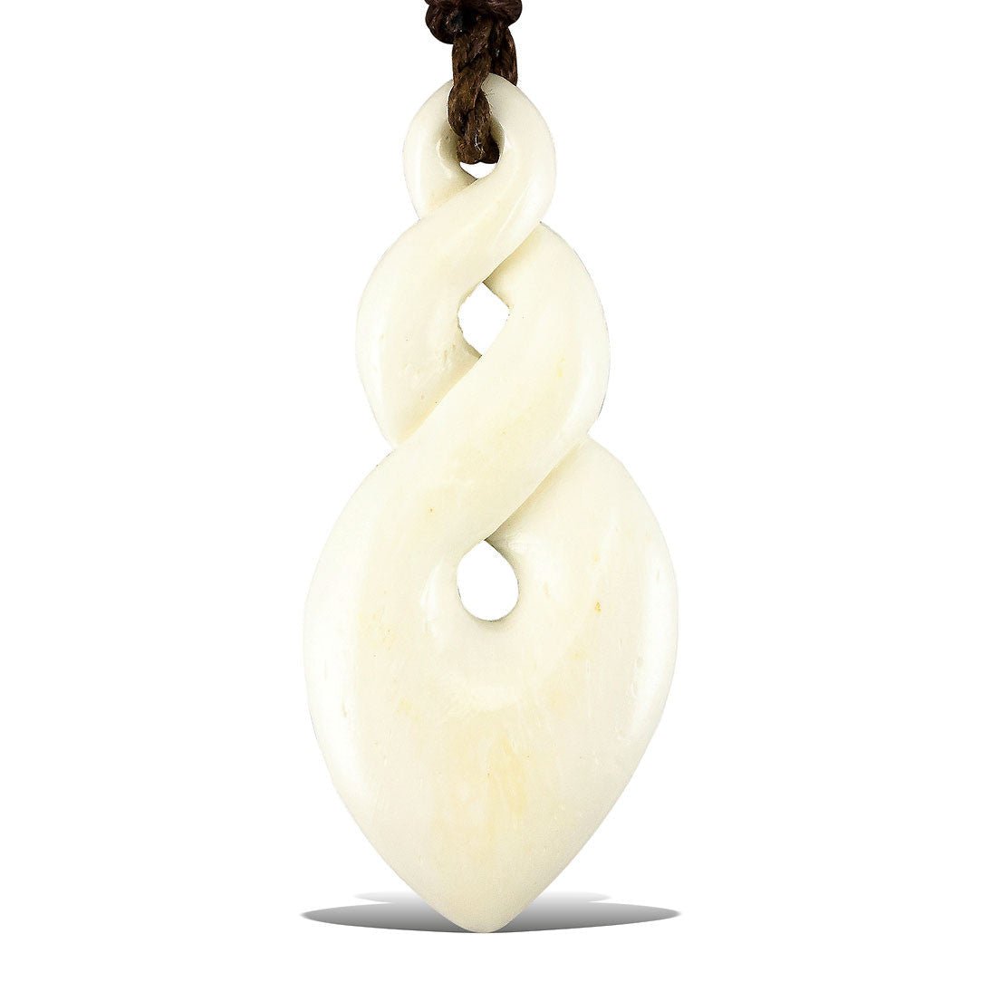 Infinity Pendant - Bone - Tree Spirit Wellness