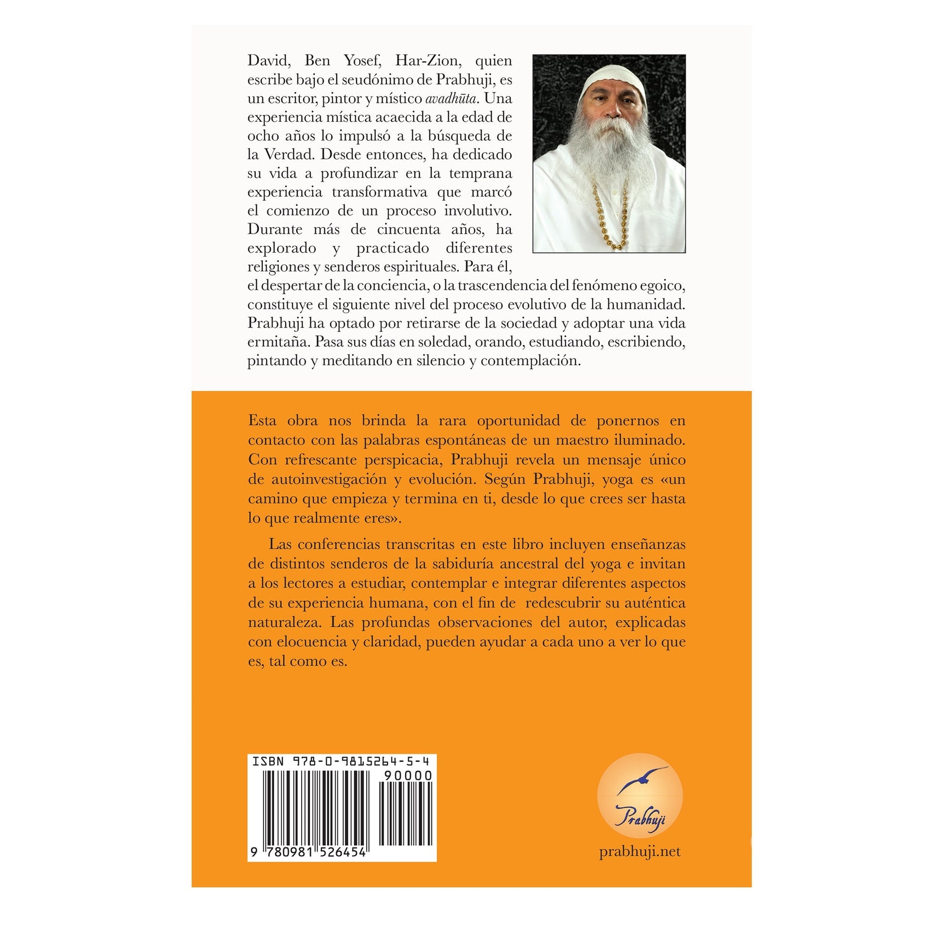 Lo que es, tal como es: Satsangs con Prabhuji (Hard cover - Spanish) - Tree Spirit Wellness