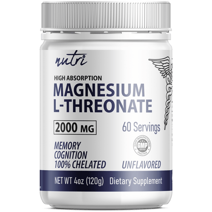 Magnesium L-Threonate 2000mg Unflavored Powder 120g - Tree Spirit Wellness