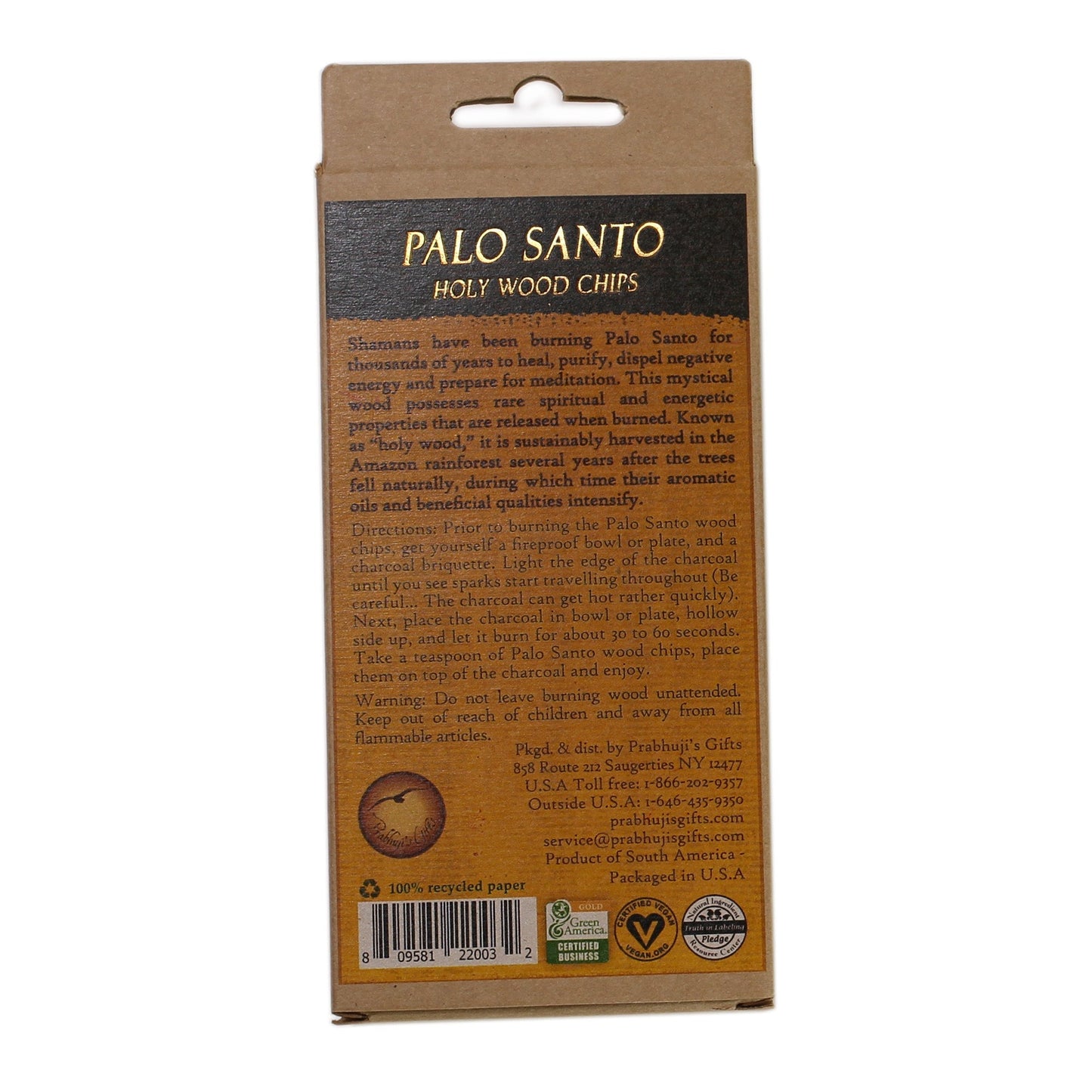 Palo Santo Raw Incense Wood - Chips - 1.2 oz (34 g) - Tree Spirit Wellness