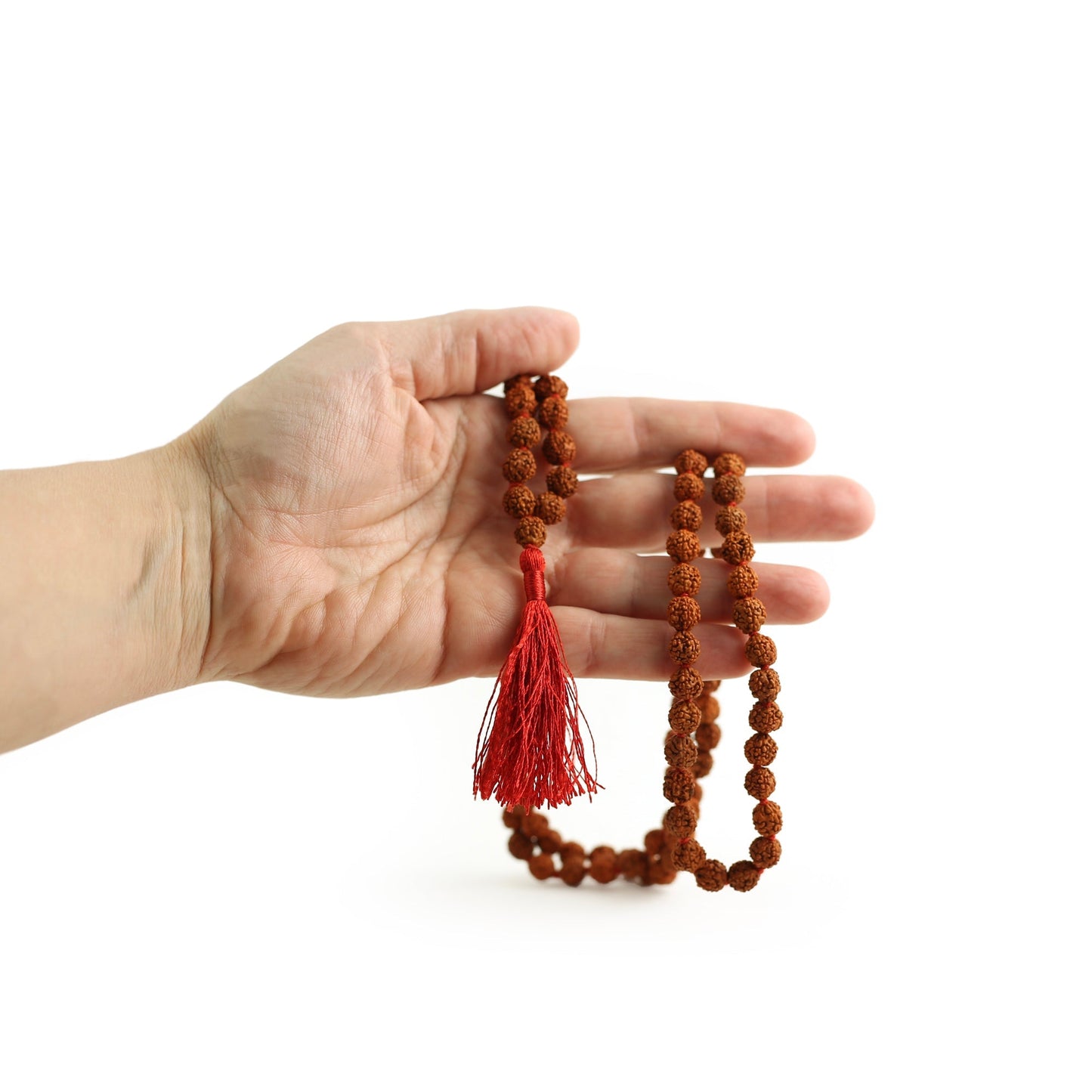 Prayer Mala Beads - Rudraksha - 108 Prayer Beads - Tree Spirit Wellness