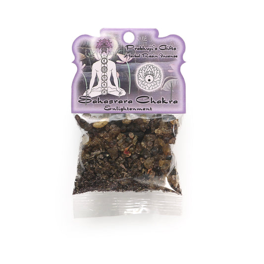 Resin Incense Crown Chakra Sahasrara - Enlightenment - 1.2oz bag - Tree Spirit Wellness