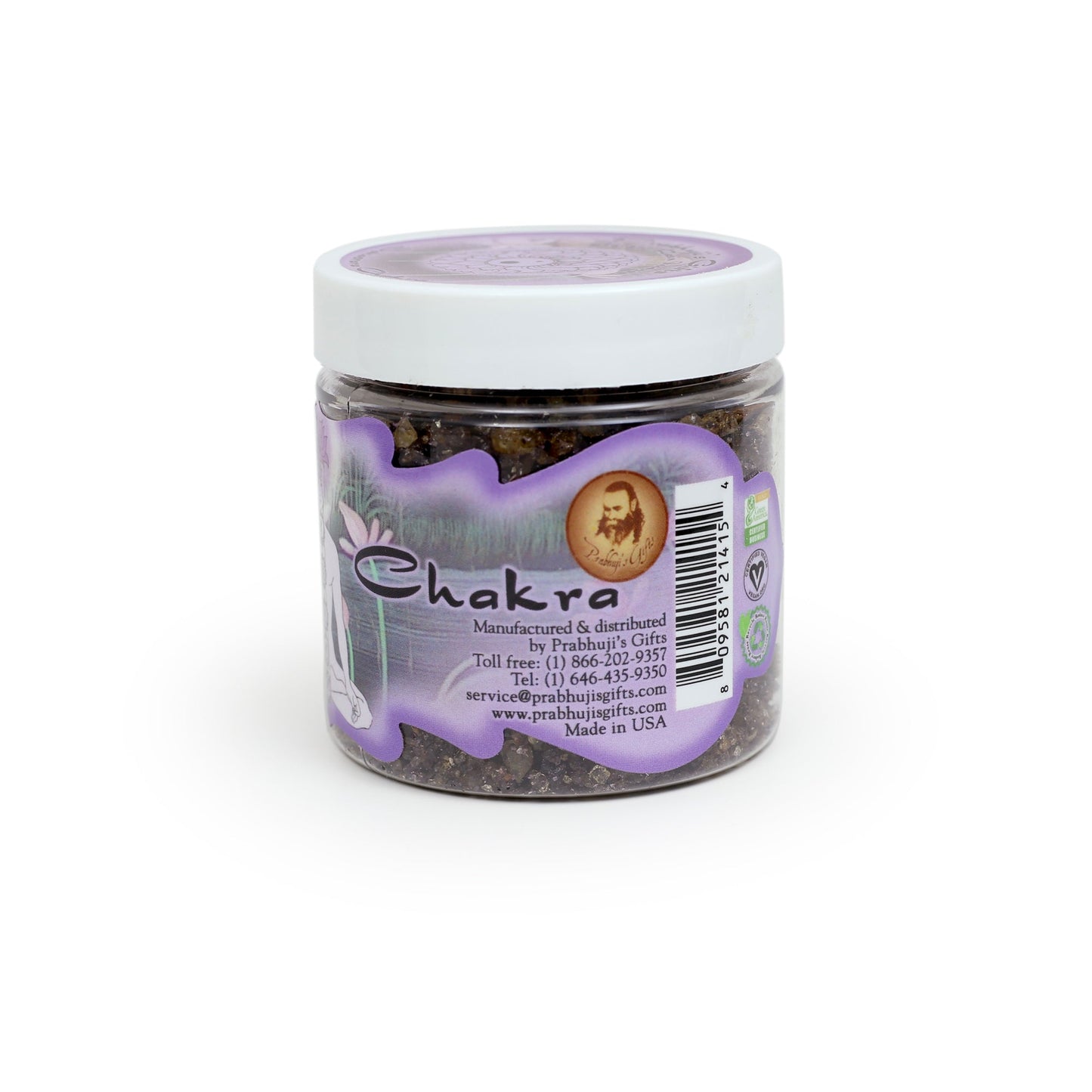 Resin Incense Crown Chakra Sahasrara - Enlightenment - 2.4oz jar - Tree Spirit Wellness