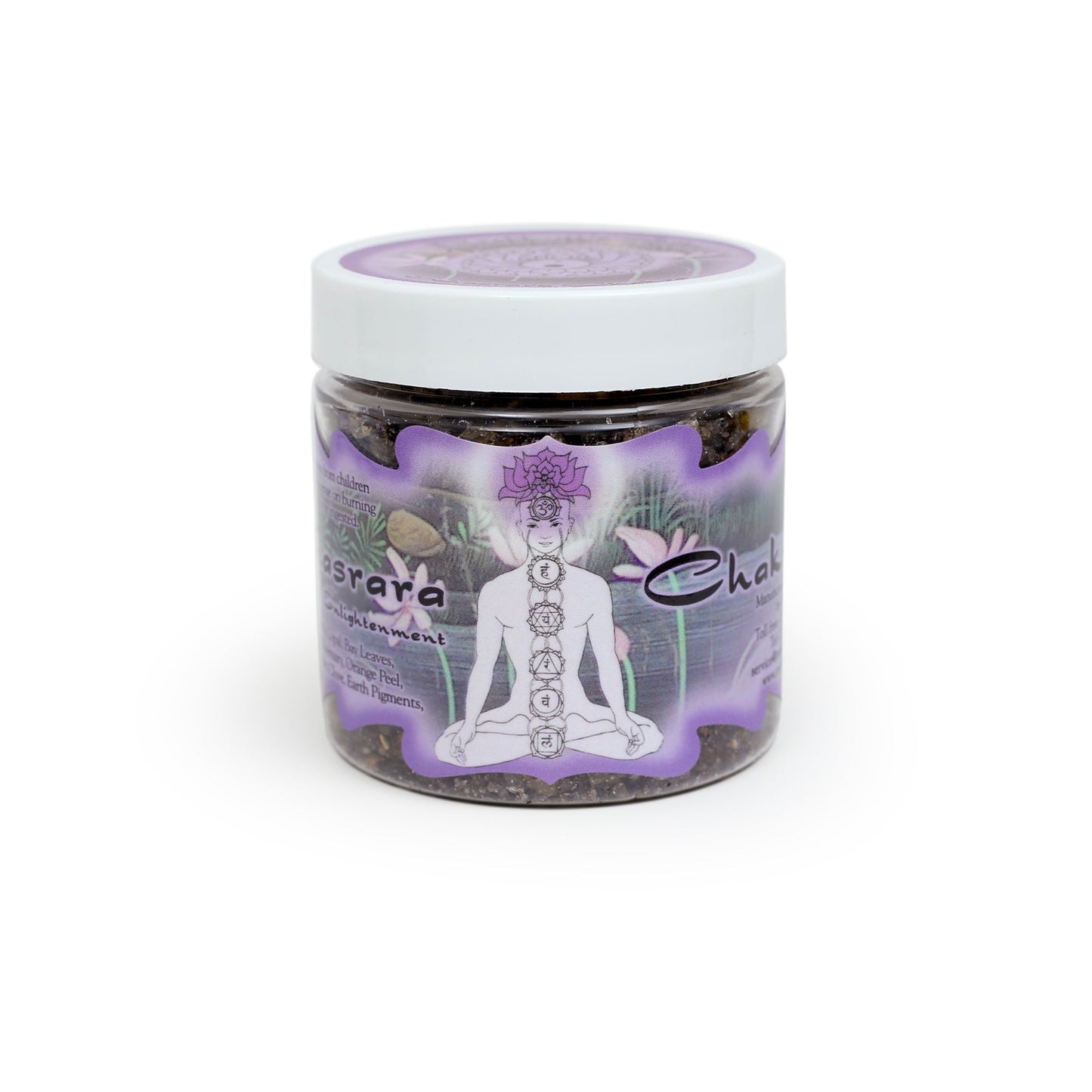 Resin Incense Crown Chakra Sahasrara - Enlightenment - 2.4oz jar - Tree Spirit Wellness