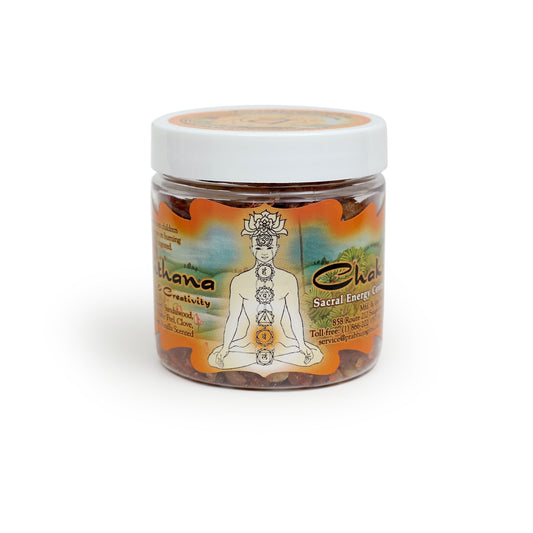 Resin Incense Sacral Chakra Svadhishtana - Sensuality and Creativity - 2.4oz jar - Tree Spirit Wellness