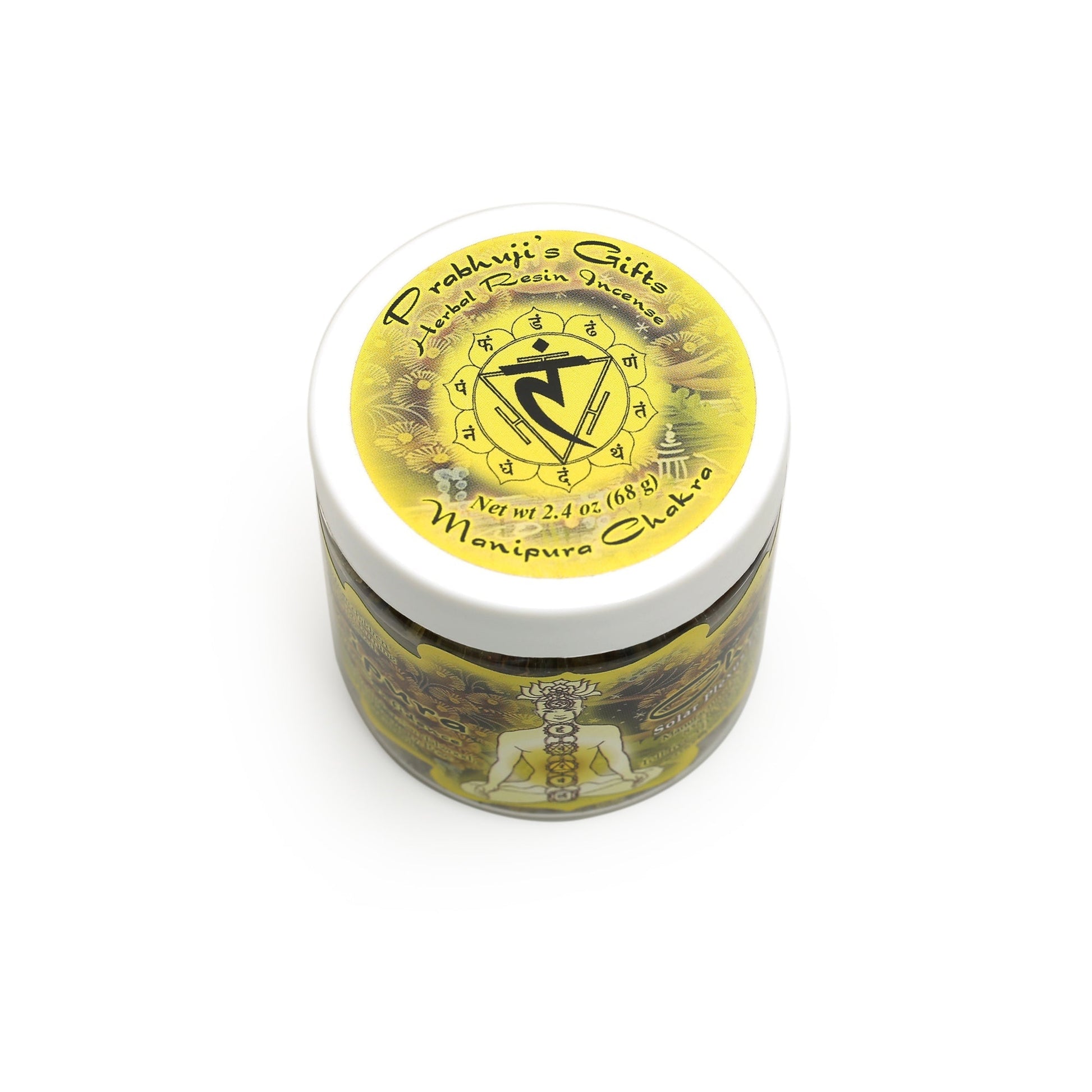 Resin Incense Solar Plexus Chakra Manipura - Self-confidence and Transformation - 2.4oz jar - Tree Spirit Wellness