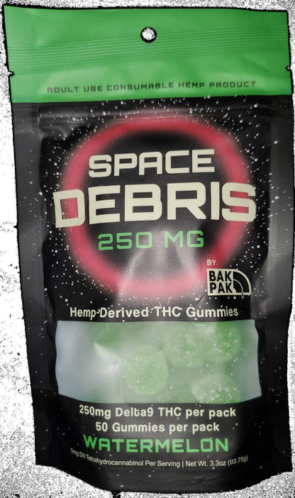 Space Debris 250 Watermelon - 50 ct. 5mg - Tree Spirit Wellness