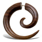 Spirals - Brown Sono Wood - Tree Spirit Wellness