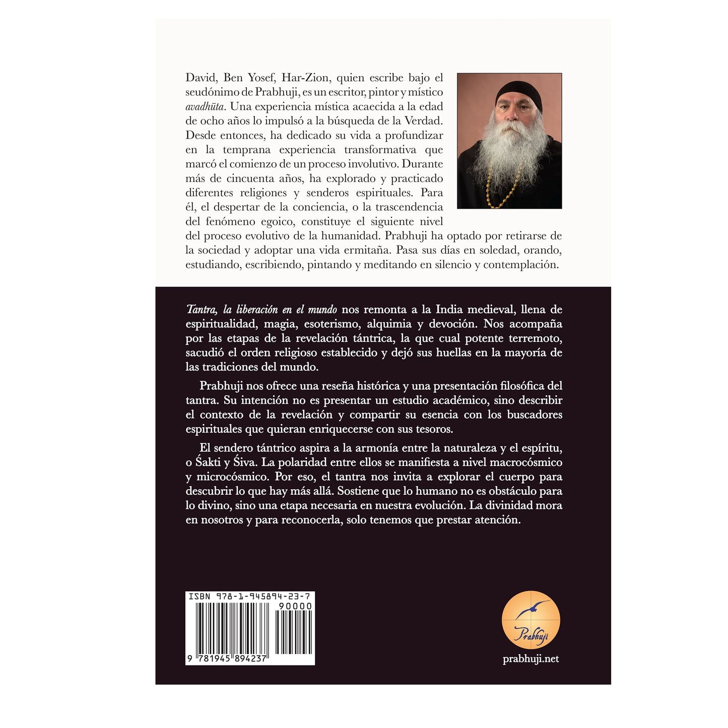 Tantra - La liberacion en el mundo con Prabhuji (Hard cover - Spanish) - Tree Spirit Wellness