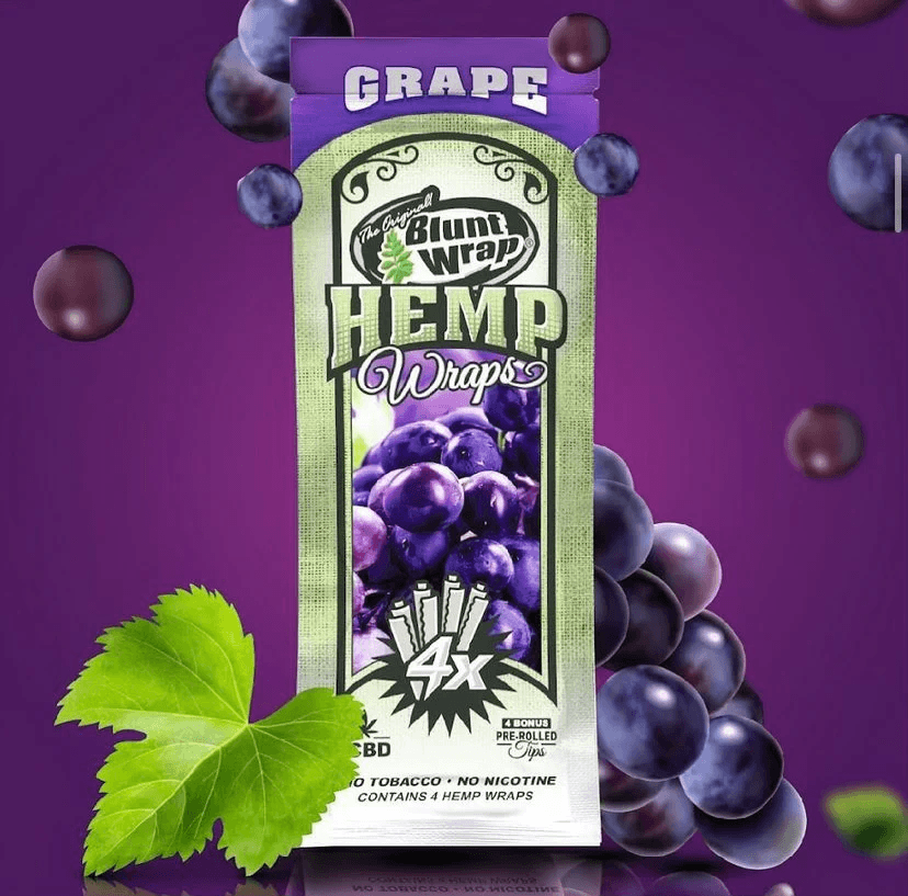 The Original Blunt Wrap Hemp Wraps (Grape) - Tree Spirit Wellness