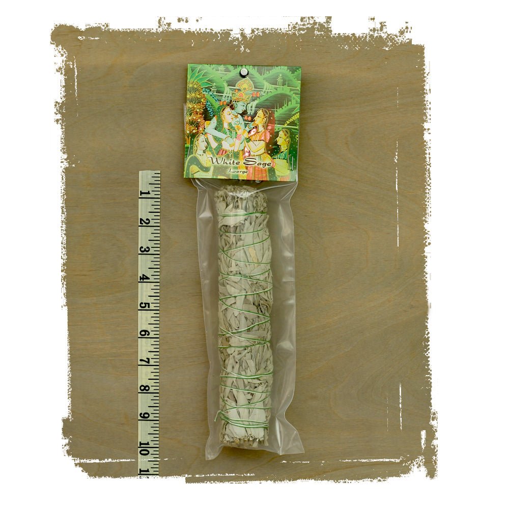 White Sage Smudge Stick - Large Bundle (8"-9.5") - Tree Spirit Wellness