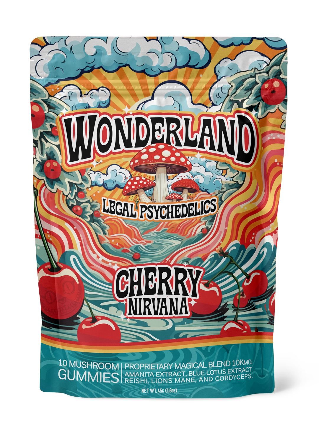 Wonderland Mushroom Gummies Cherry nirvana - Tree Spirit Wellness