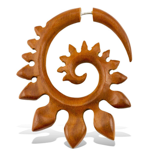 Zina Spirals - Wood - Tree Spirit Wellness